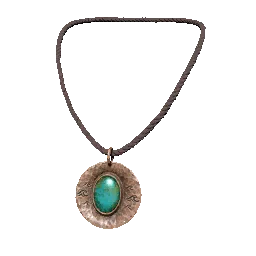 Necklace: Engraved Copper Necklace