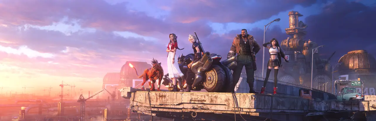 Final Fantasy VII Remake key art