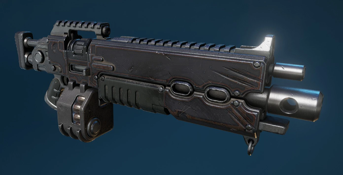 Primary: Deathwatch Heavy Bolt Rifle (Grenade Launcher)